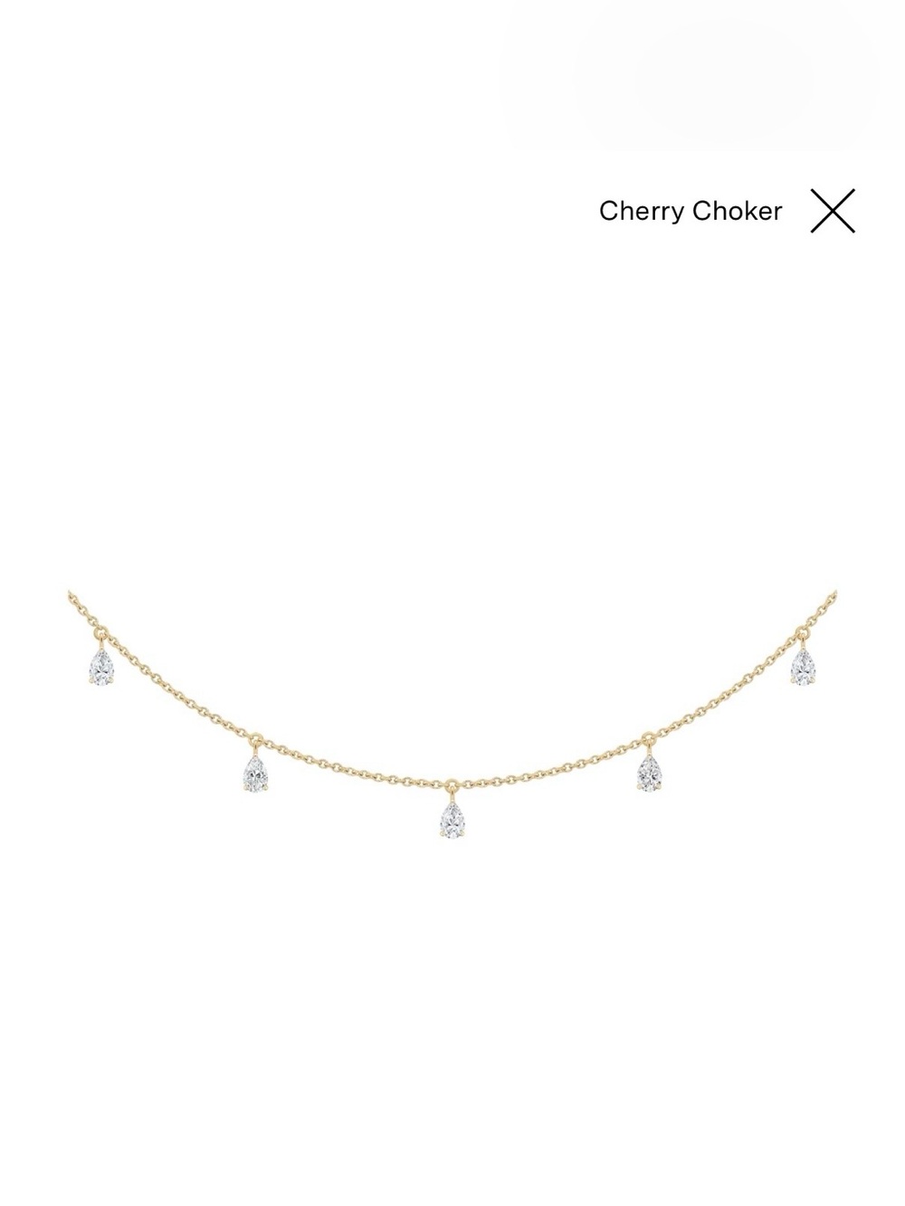 IDYL CHERRY CHOKER NECKLACE